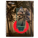 CUADERNO ANILLADO A4 CUADRICULADO  180 HOJAS TAPA DURA IRIS COLOR