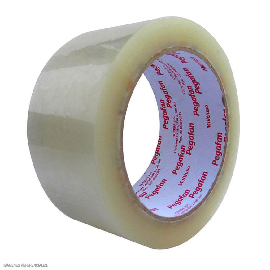 CINTA DE EMBALAJE 770 MULTIUSO 2'' X 110 YD TRANSPARENTE PEGAFAN