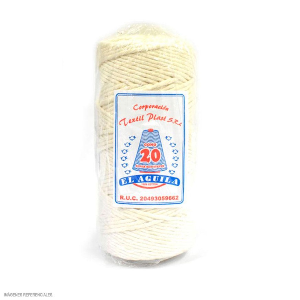 PABILO ALGODON #12 CONO 1/4 KILO