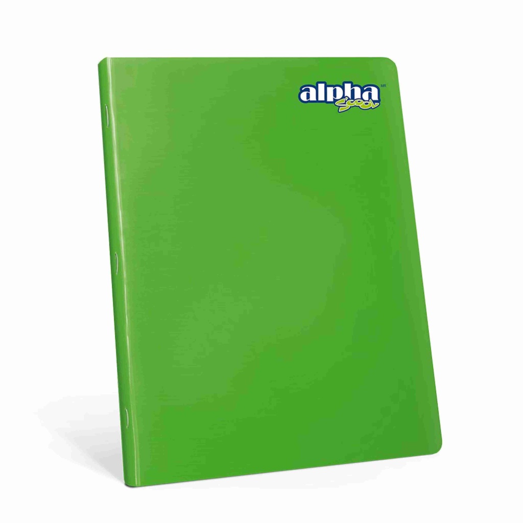 CUADERNO TRIPLE RENGLON 92 HOJAS SCOOL ALPHA