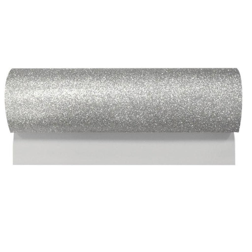 MICROPOROSO ESCARCHADO ADHESIVO 50 X 70 CM PLATA