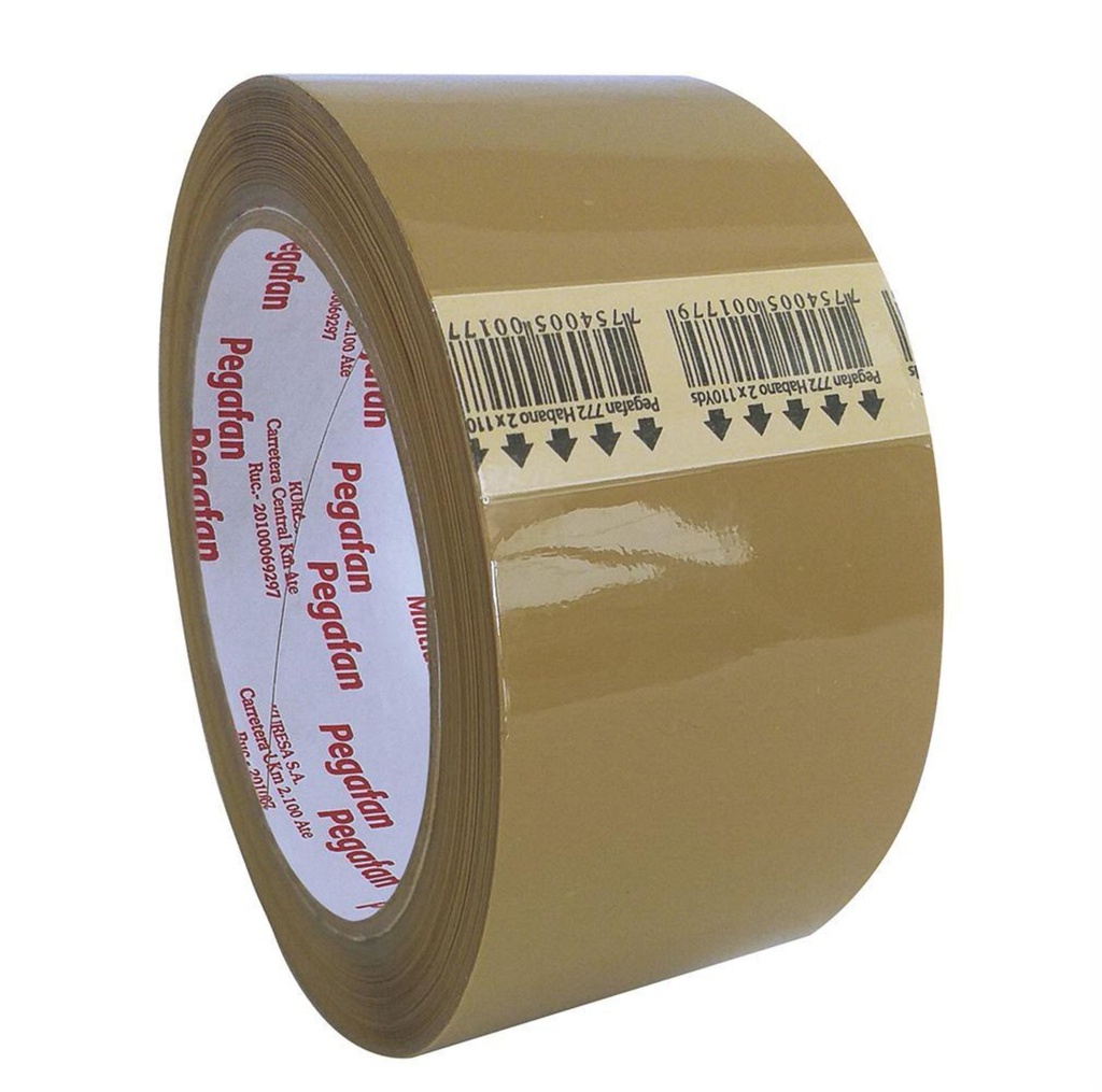 CINTA DE EMBALAJE HABANO 772 MULTIUSO 2'' X 110 YD PEGAFAN