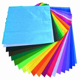 PAPEL DE SEDA COLOR SURTIDO PQT 10