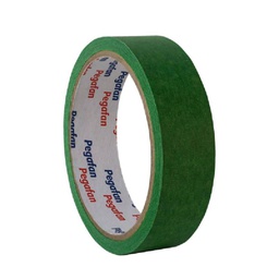 CINTA MASKING TAPE 1" 20 YDS PEGAFAN VERDE