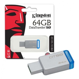 MEMORIA USB 64 GB DT50 KINGSTON